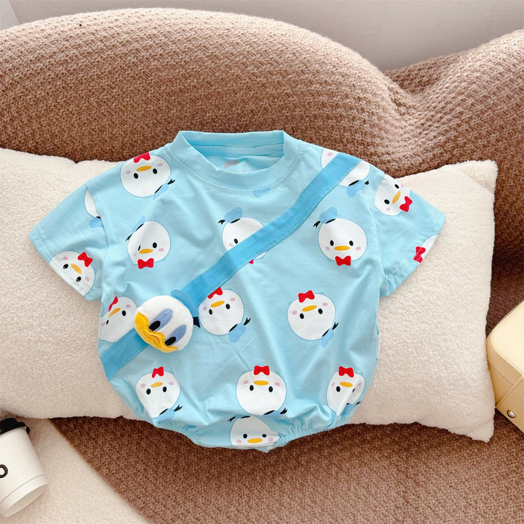 Baby Bodysuit with Animal Print
