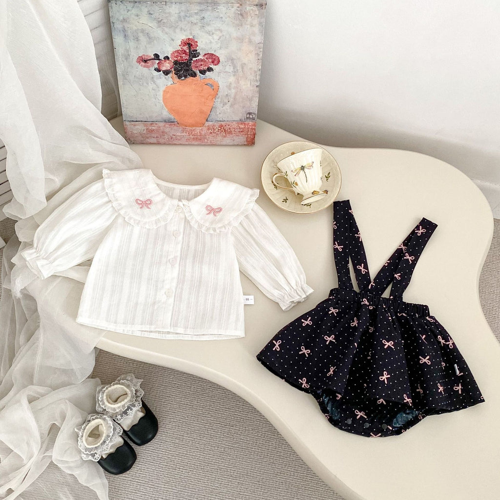 Children's Overalls with Bows