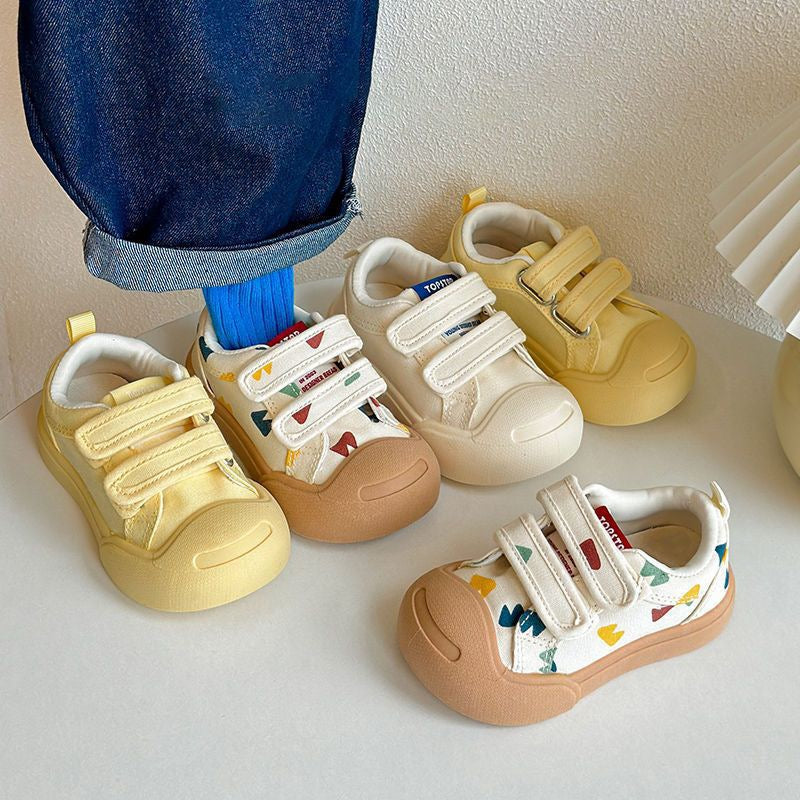 Sneakers da bambino con doppio strappo