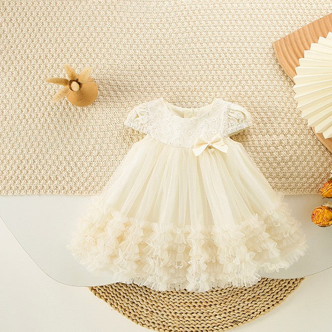 Kids Fashion Sequined Floral Party Princess Dresses