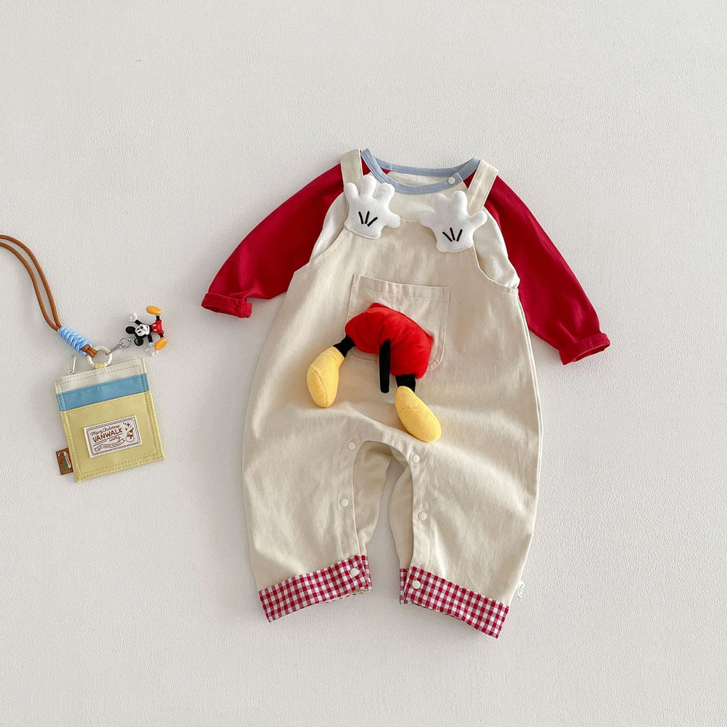 Cute 3D Doll Baby Jumpsuit