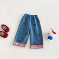 Children's Pants with Kitten and Bows
