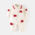 Children's Winter Jumpsuit with Bows