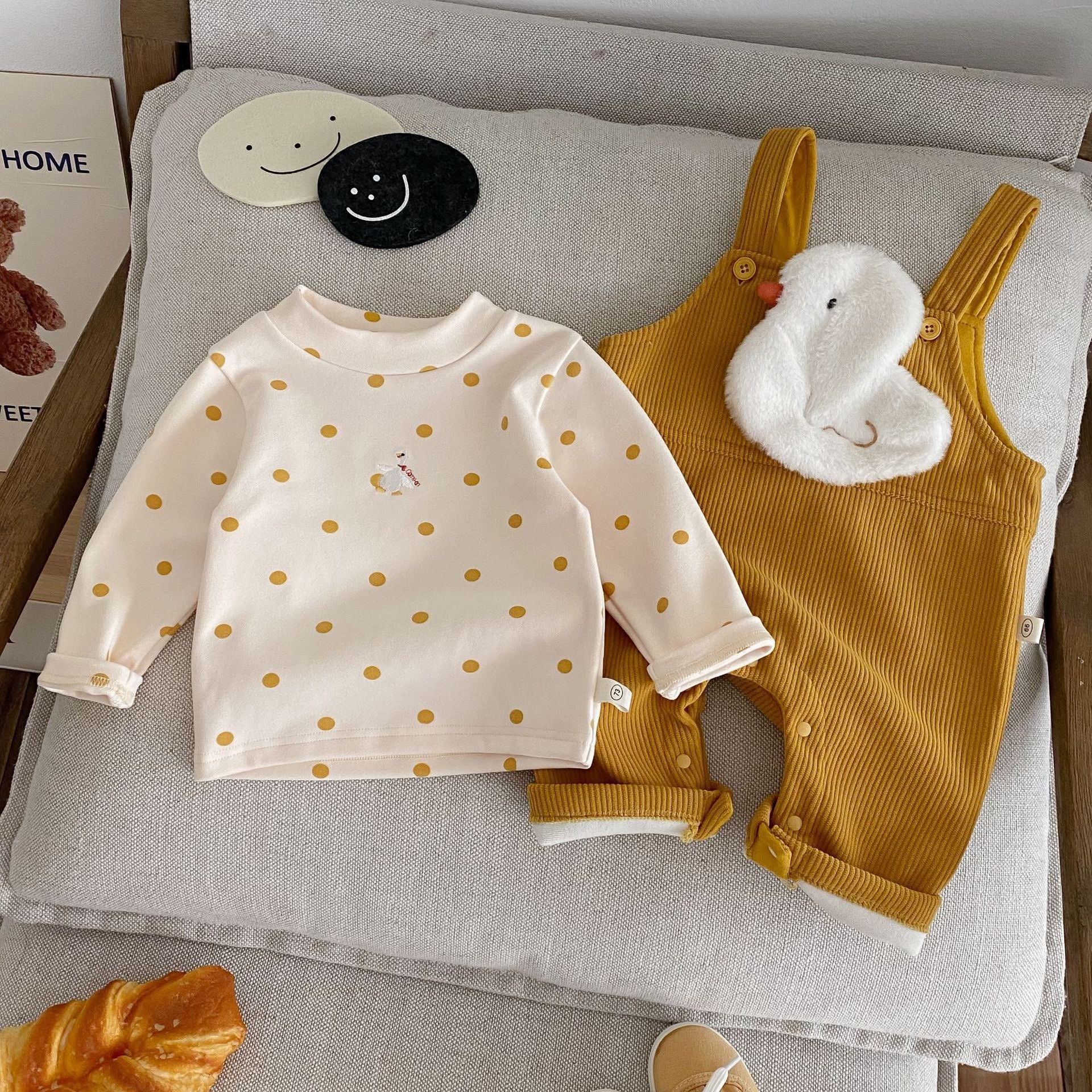 Polka Dot Duckling Children's Set
