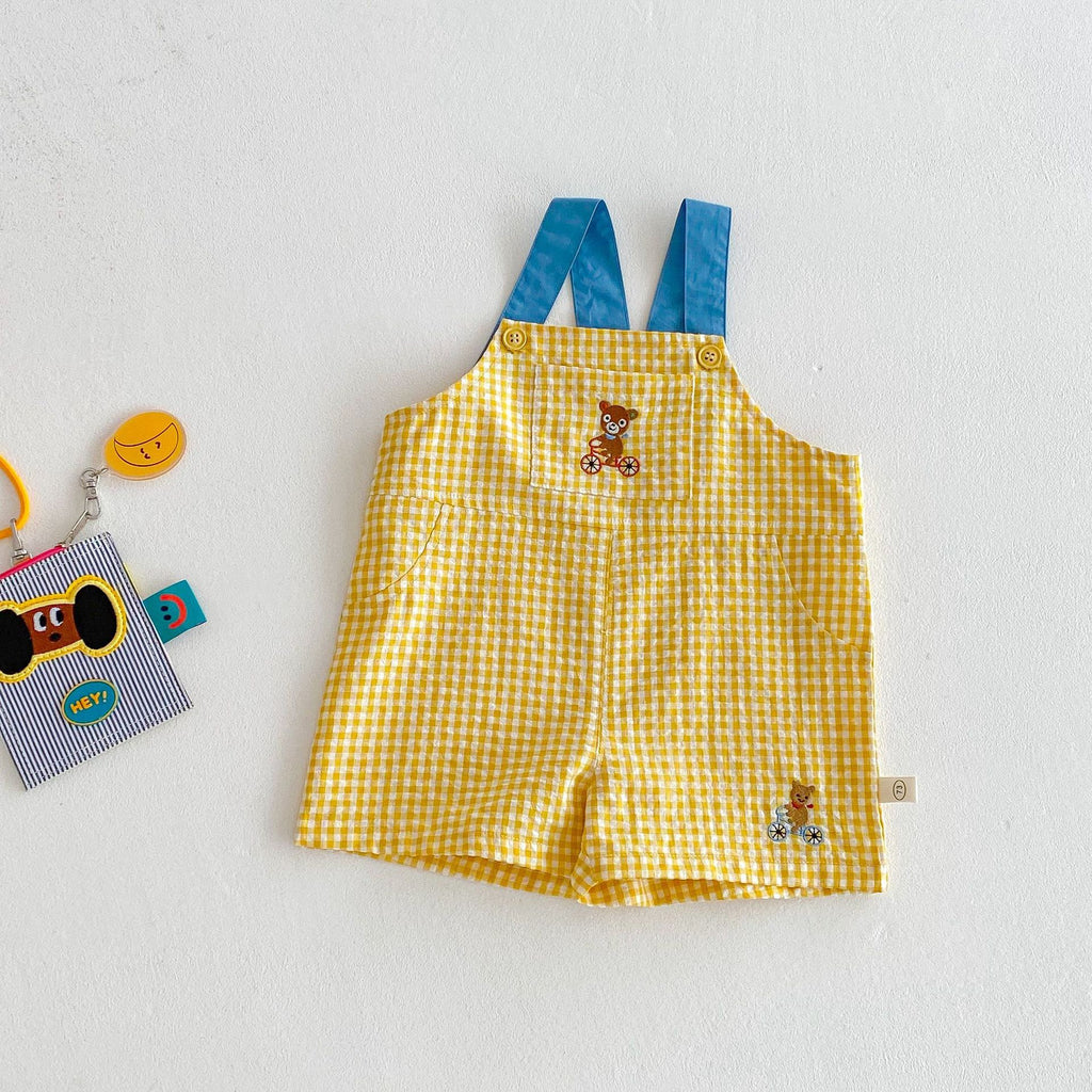 Tuta salopette per bambini a righe, pantaloni casual per neonati e bambine