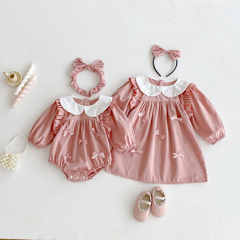Bodysuit/Dress with Bows