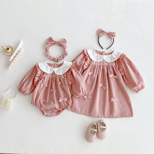 Bodysuit/Dress with Bows