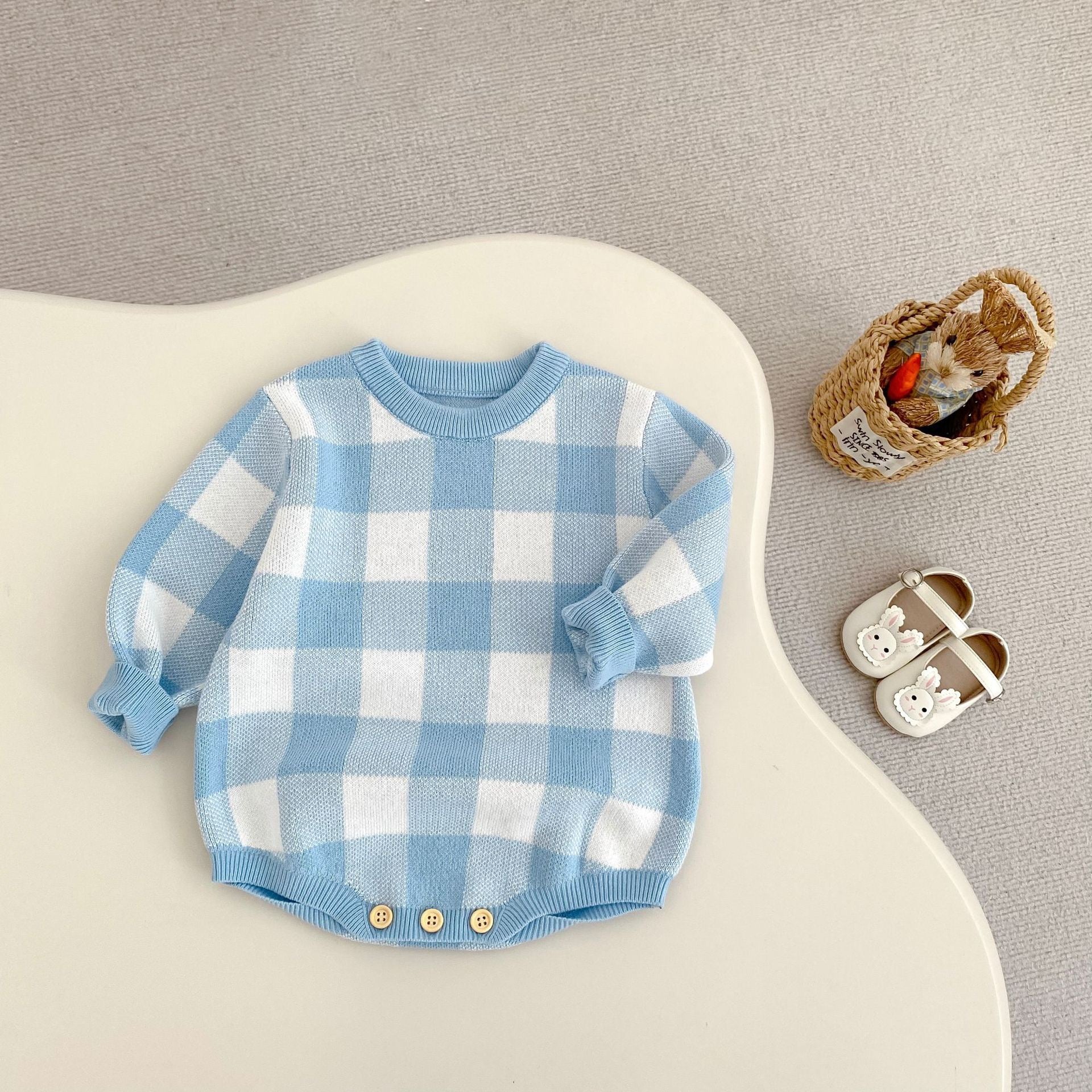 Blue Checkered Children's Body