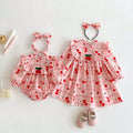 Baby Girl Sister Matching Clothes Newborn Toddler Infant Bodysuit