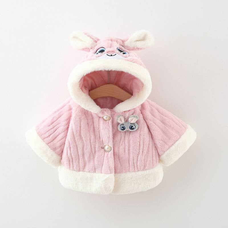 Children's Winter Coat with Teddy Bear Design
