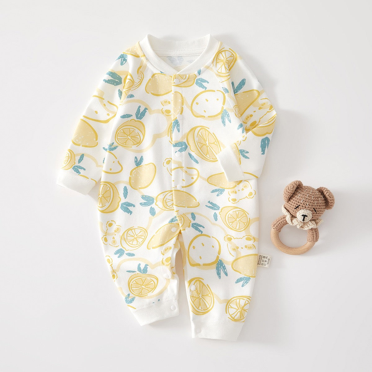 Baby Apple Pattern Cotton Romper