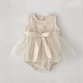 Baby Bodysuit with Flower and Bow