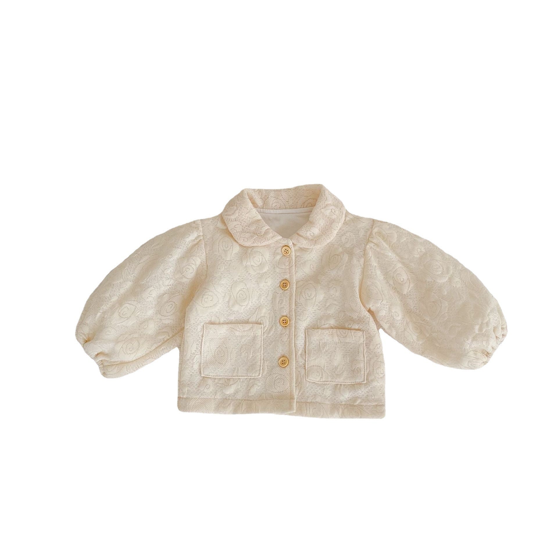 Children's Floral Jacket with Pockets