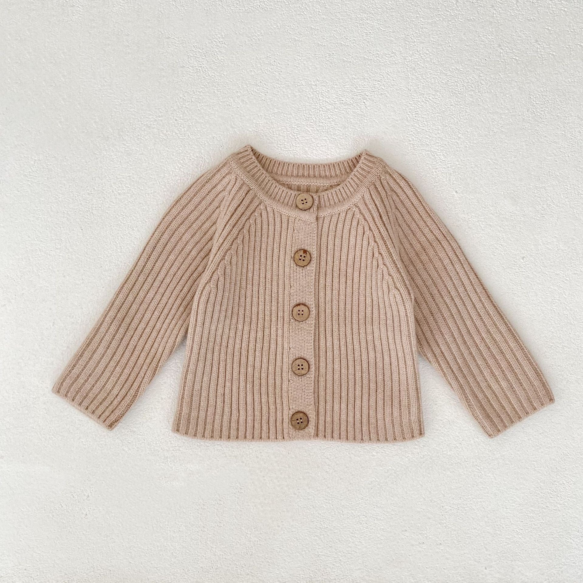 Children's Knitted Jacket with Buttons