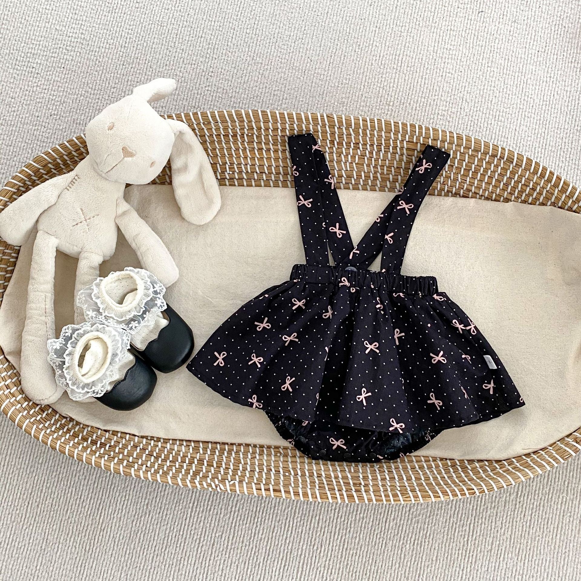 Children's Overalls with Bows