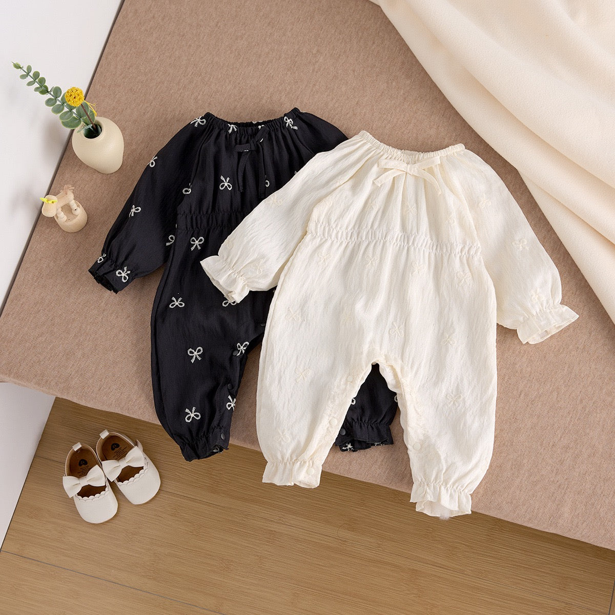 Bebés Niñas Monos Recién Nacidos Manga Larga ropa de bebé