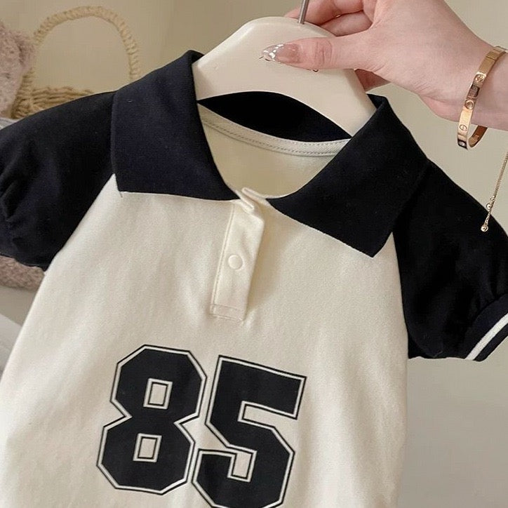 Children's Romper with Collar 85