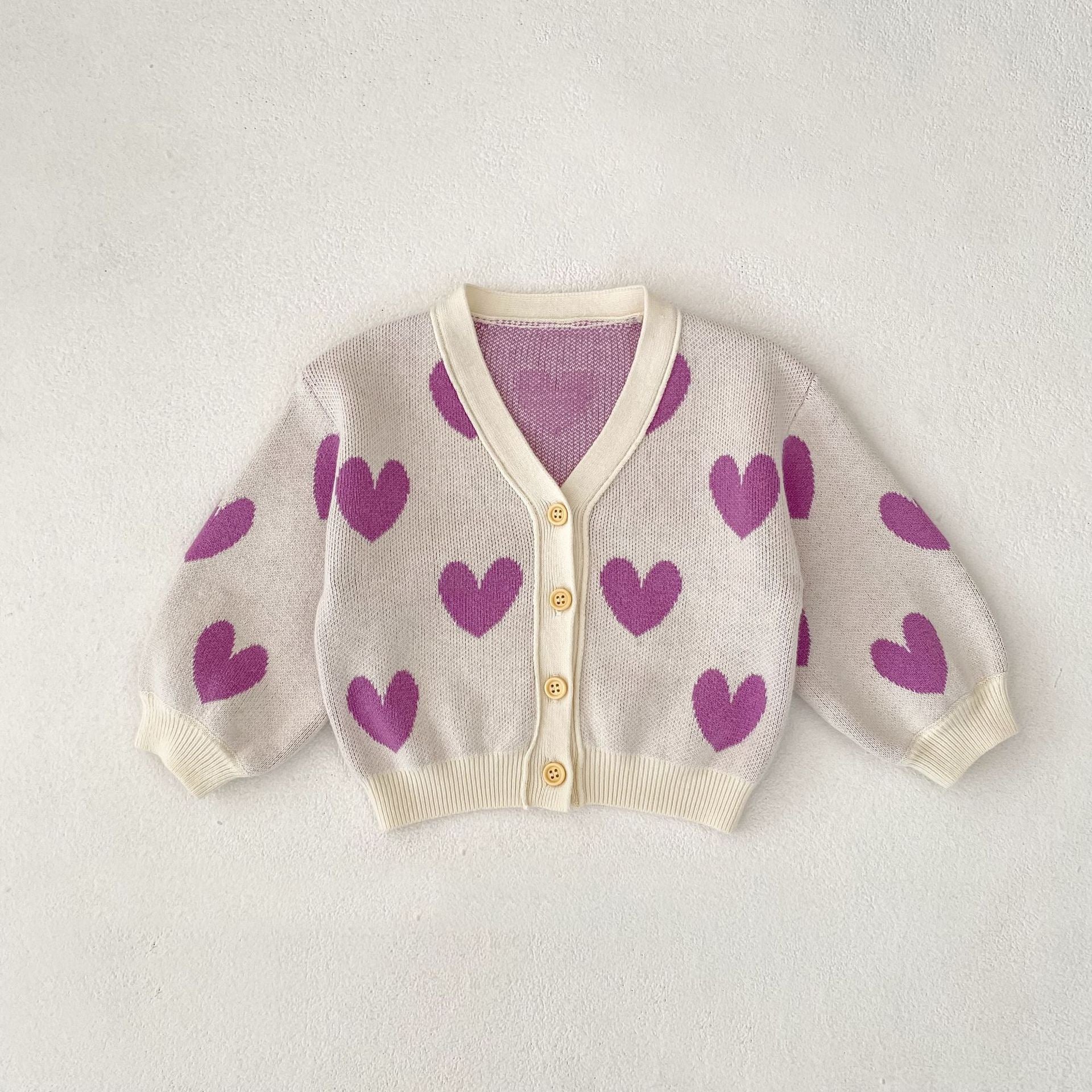 Children's Knitted Cardigan Love