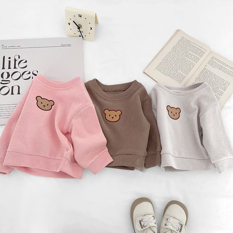 Children's Winter Set with Teddy Bear Design