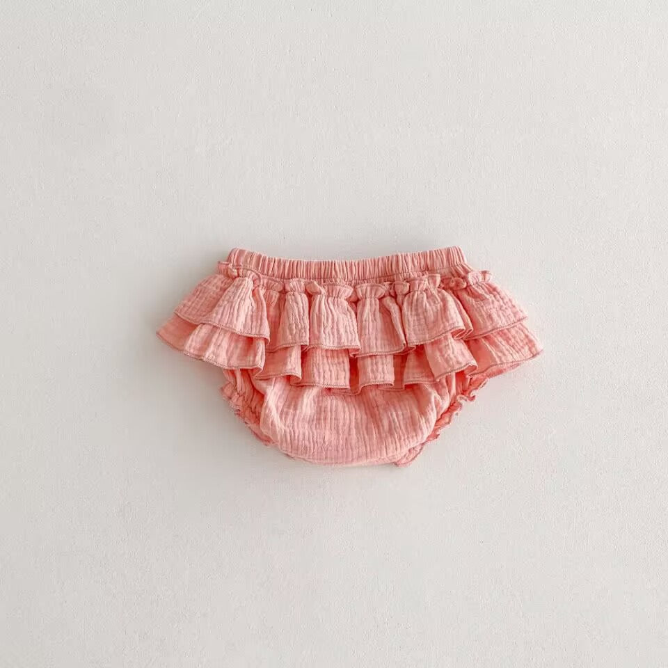 Baby Girls Lace Bloomers Cotton Infant Shorts
