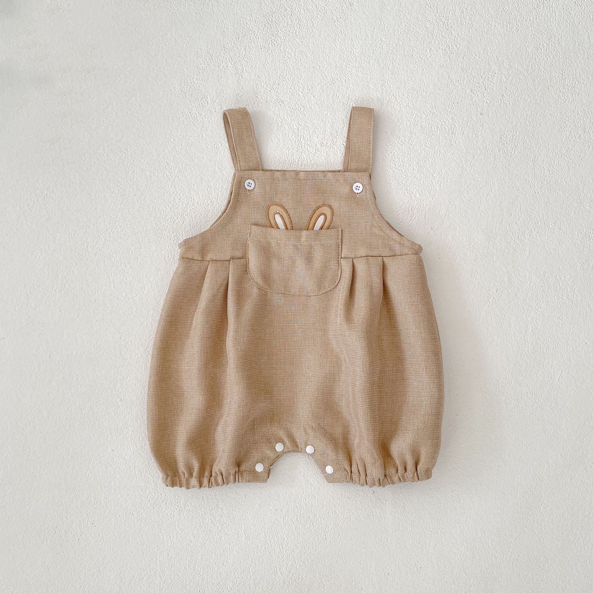 Children's Overalls with Pocket and Ears