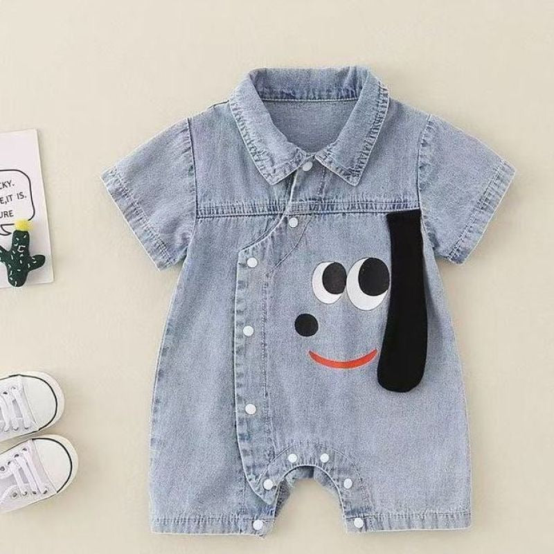 Mono vaquero infantil con diseño de cachorro