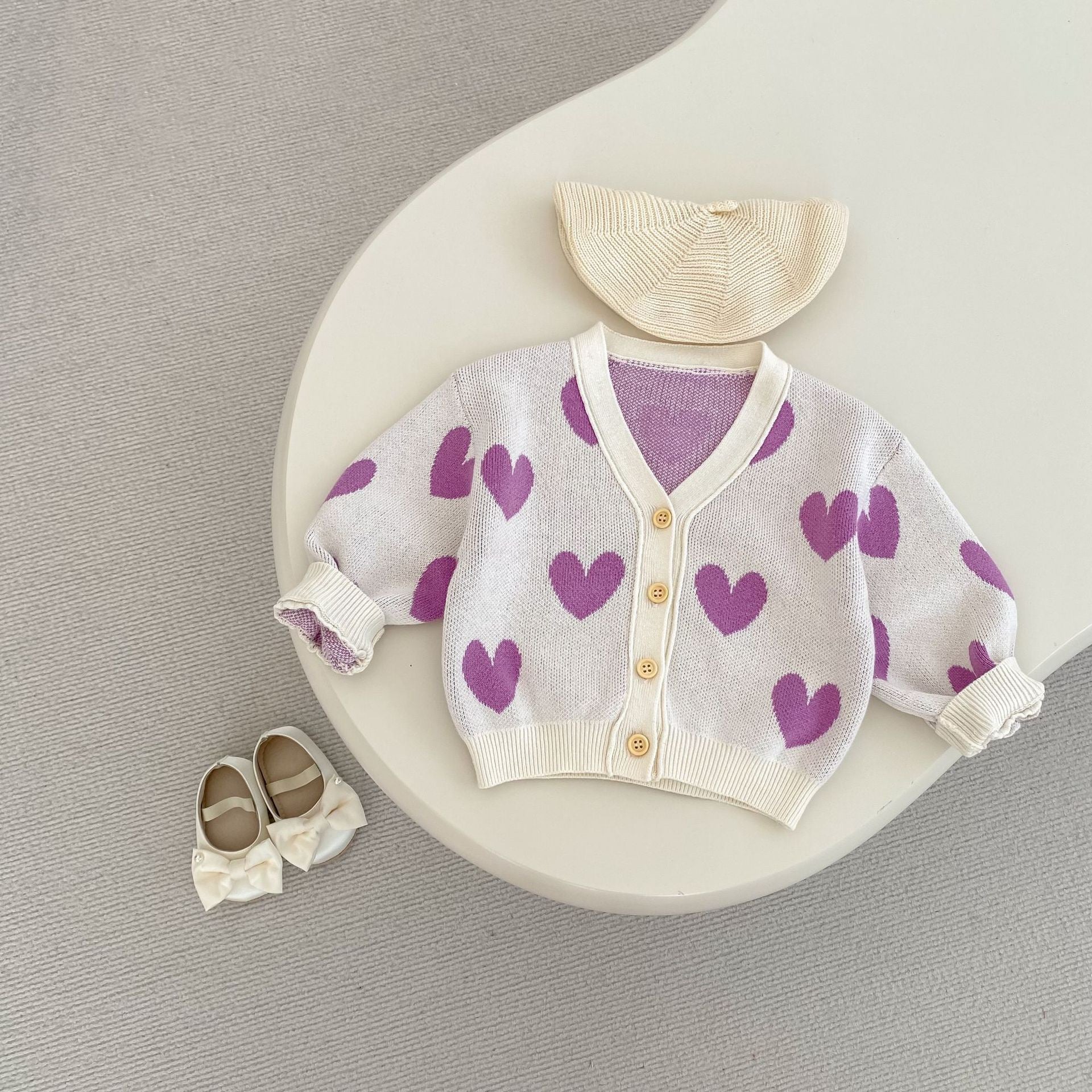 Children's Knitted Cardigan Love