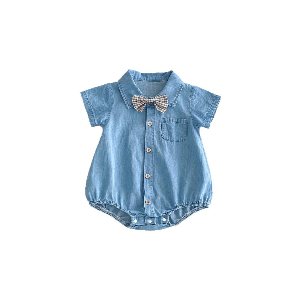 Body de bebé niño con pajarita