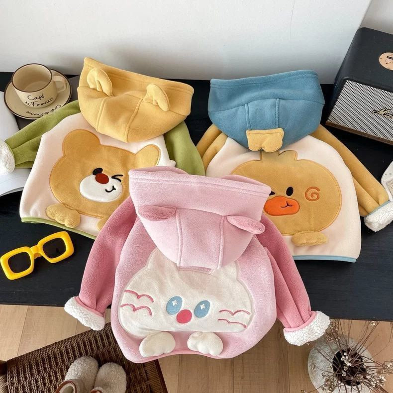 Children's Jacket with Little Animals and Ears