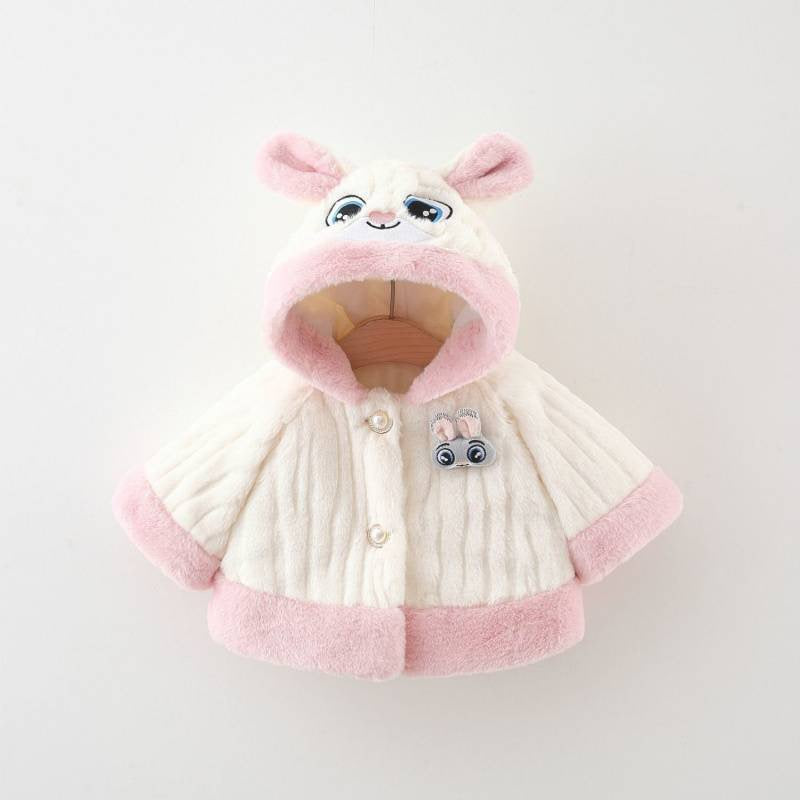 Children's Winter Coat with Teddy Bear Design