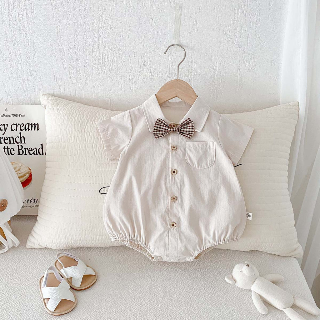 Body de bebé niño con pajarita