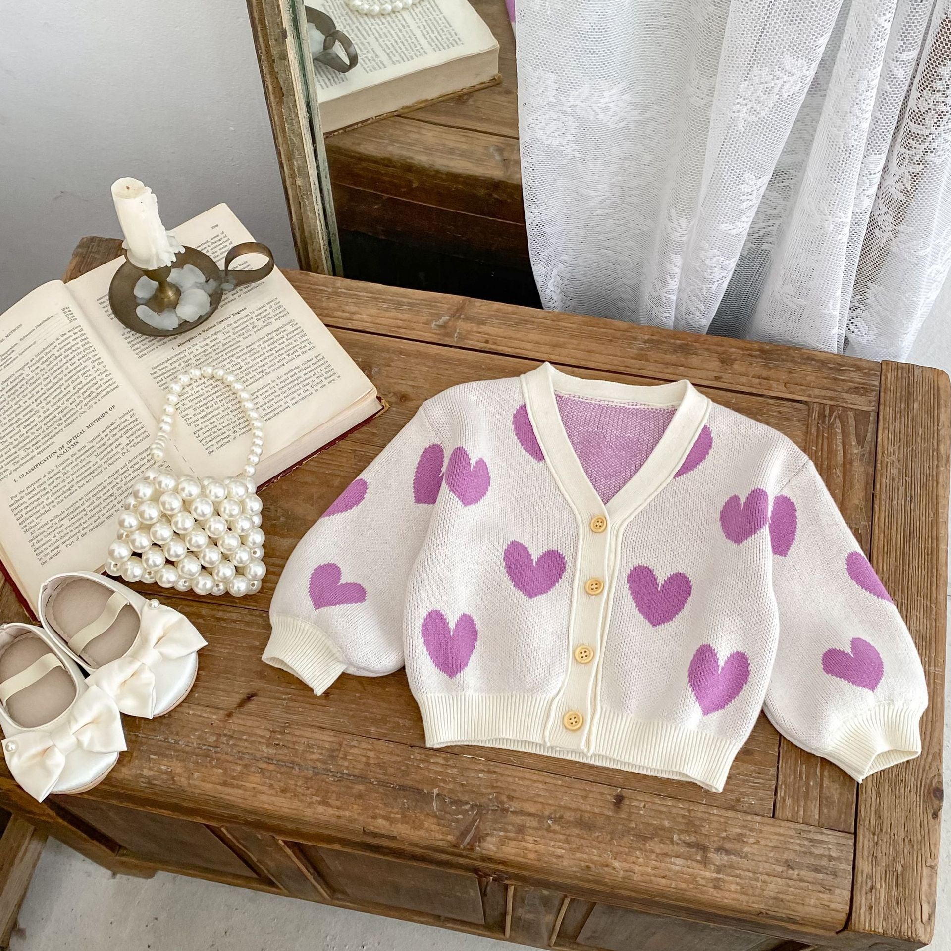 Children's Knitted Cardigan Love