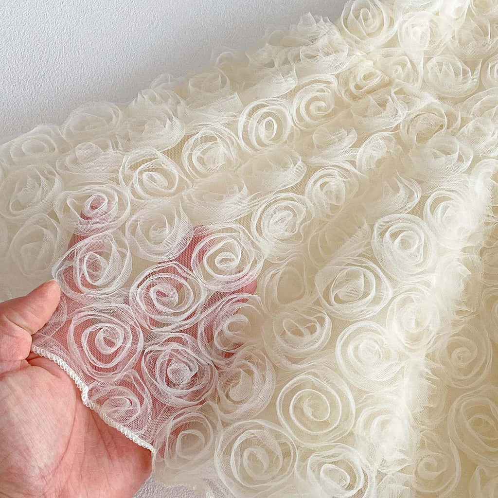 Roses Flowers Princess Girls Dress