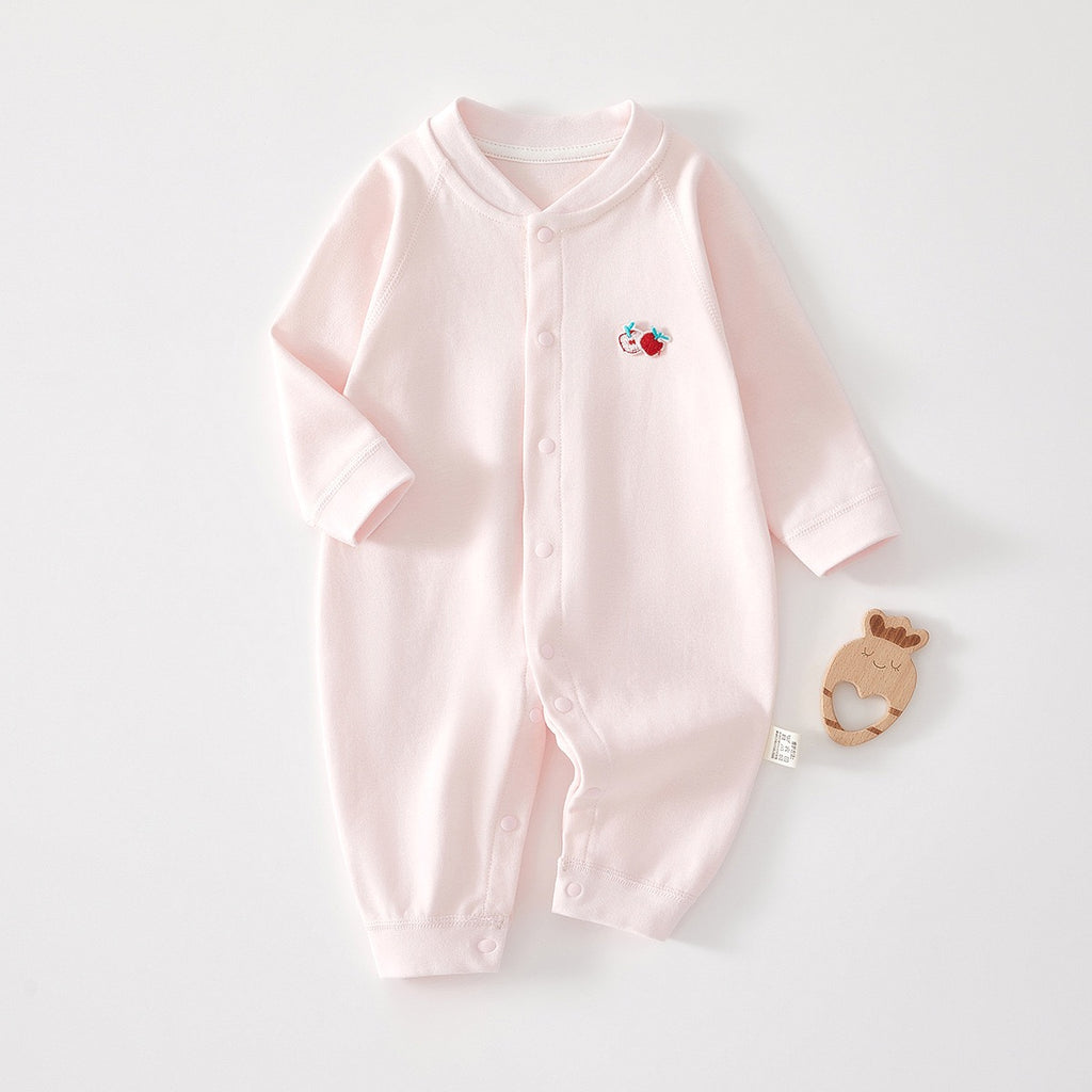 Baby Apple Pattern Cotton Romper