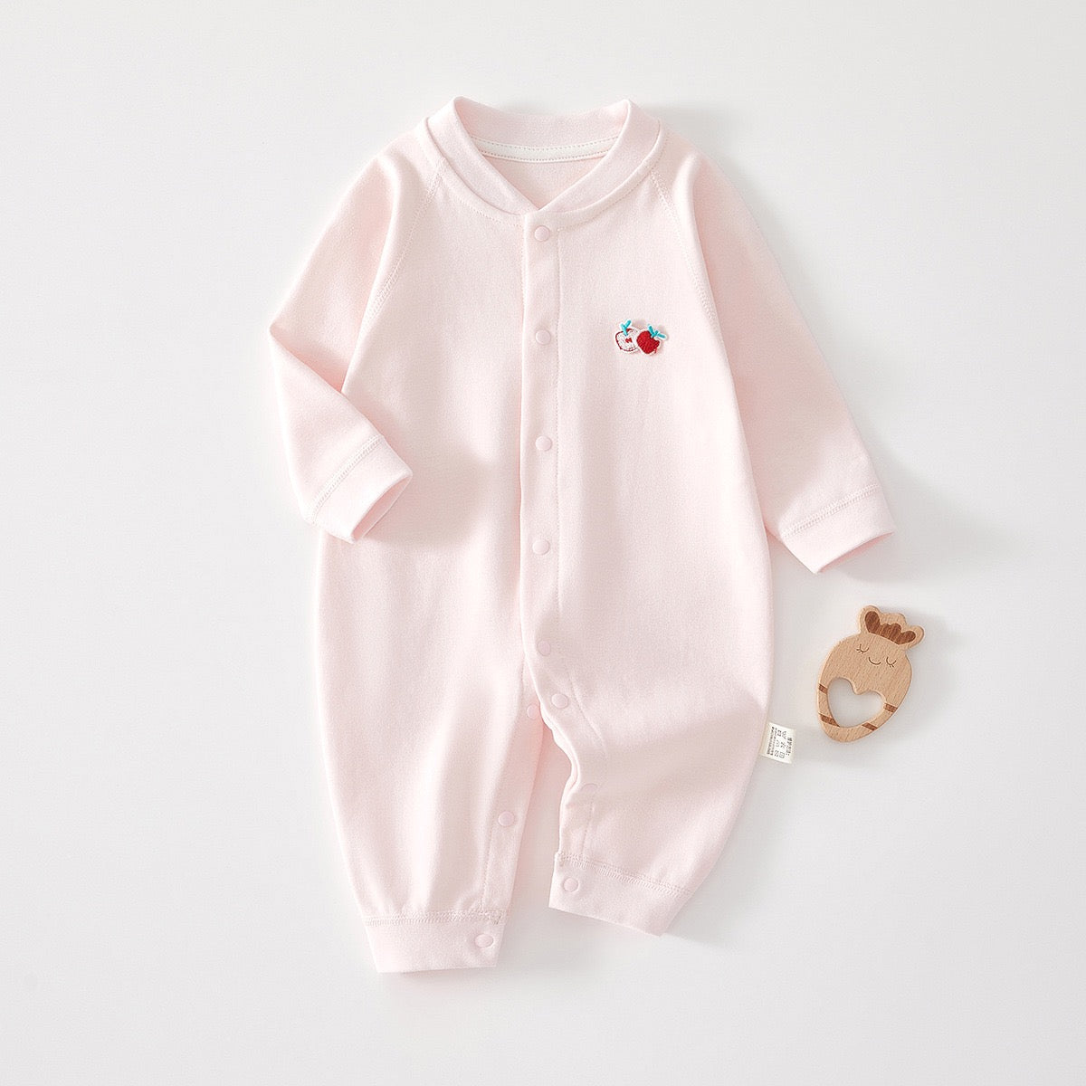 Baby Apple Pattern Cotton Romper