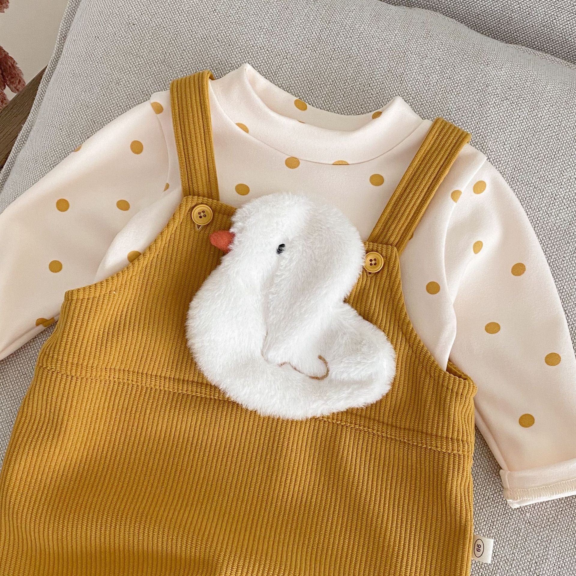 Polka Dot Duckling Children's Set