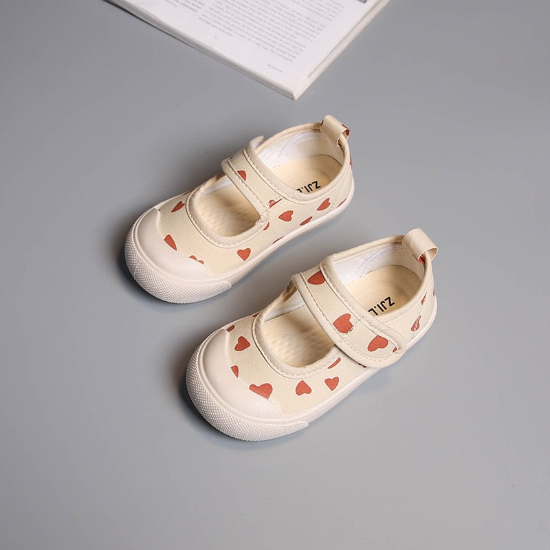 Children's Shoes with Little Hearts