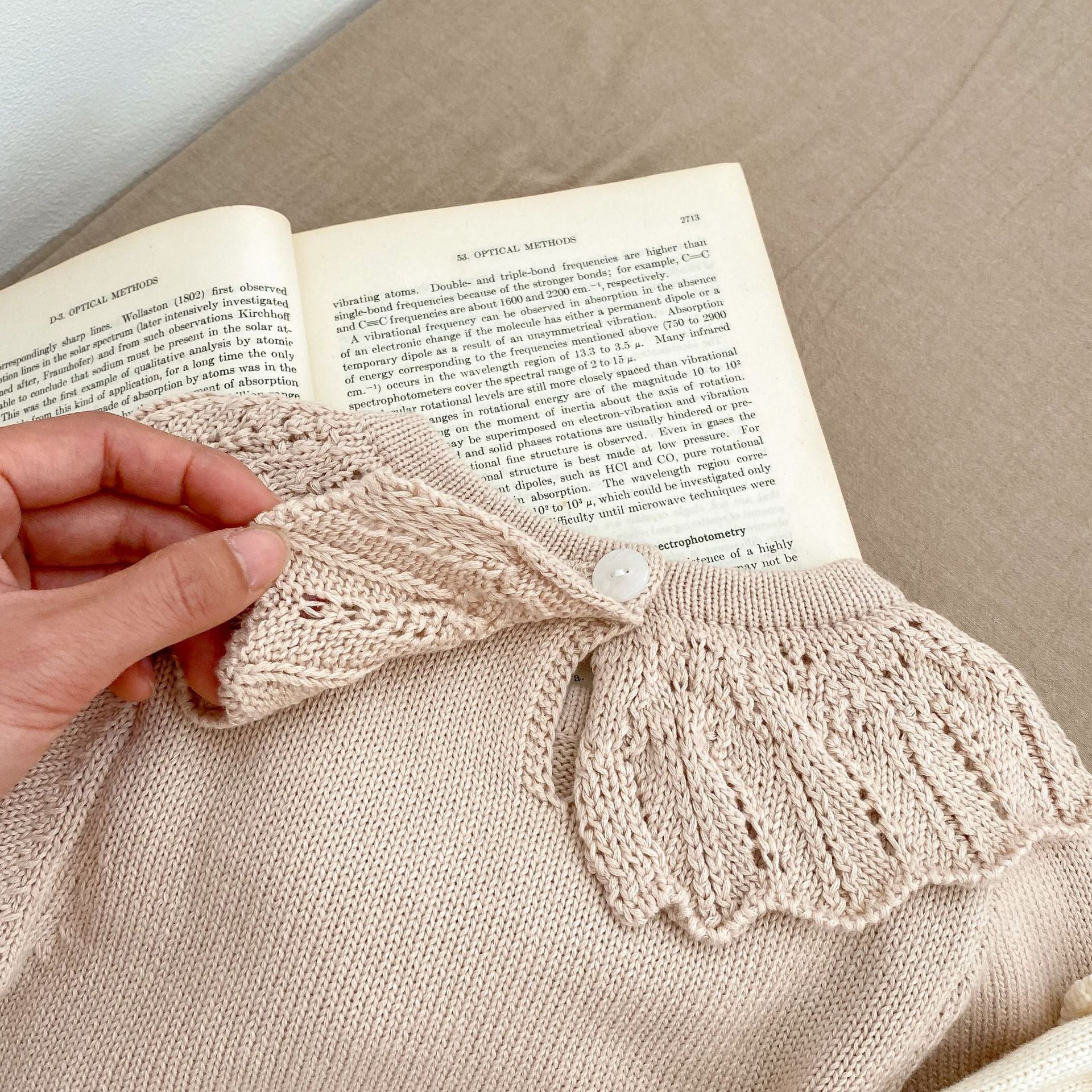 Floral Knit Baby Bodysuit