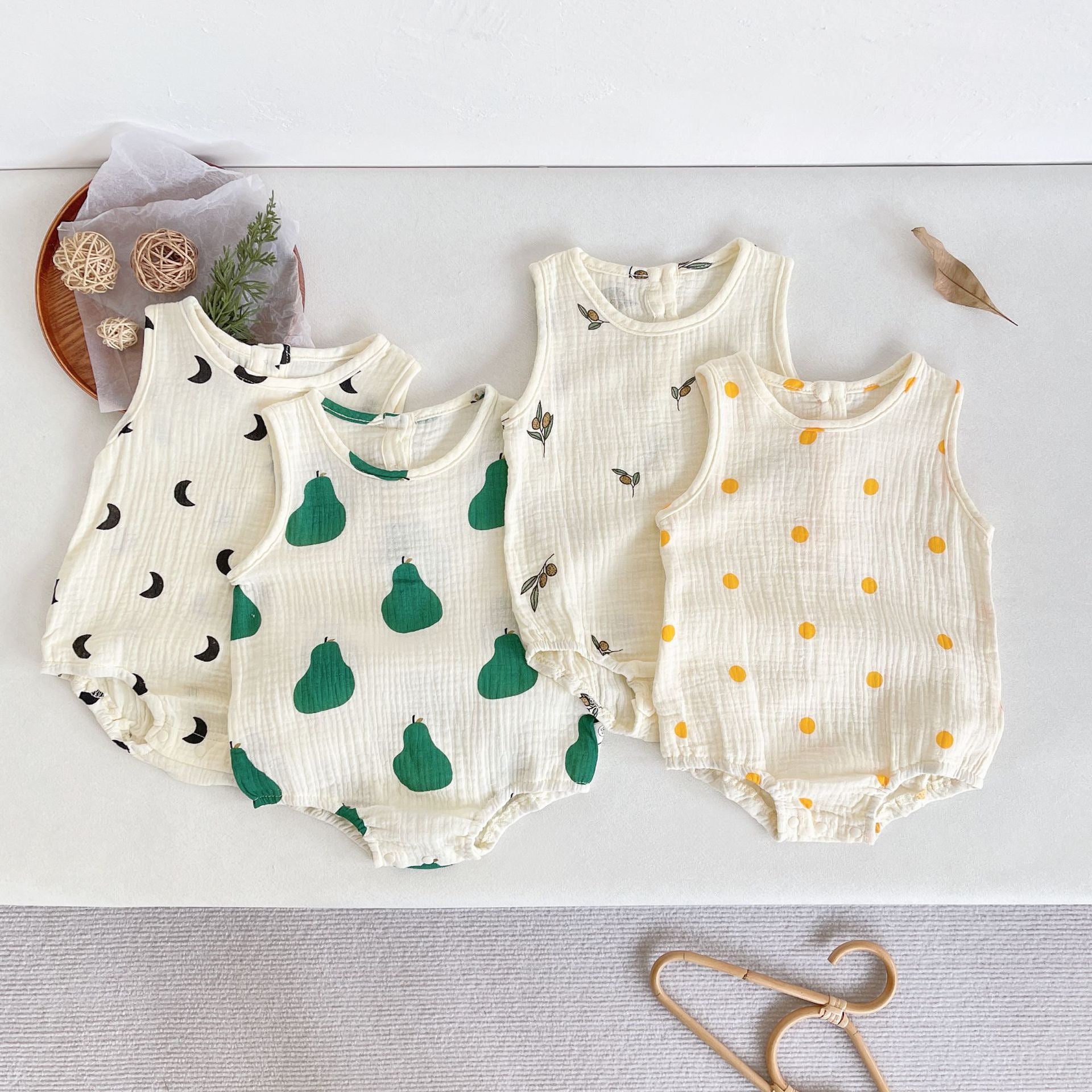 Body de bebé de verano estampado
