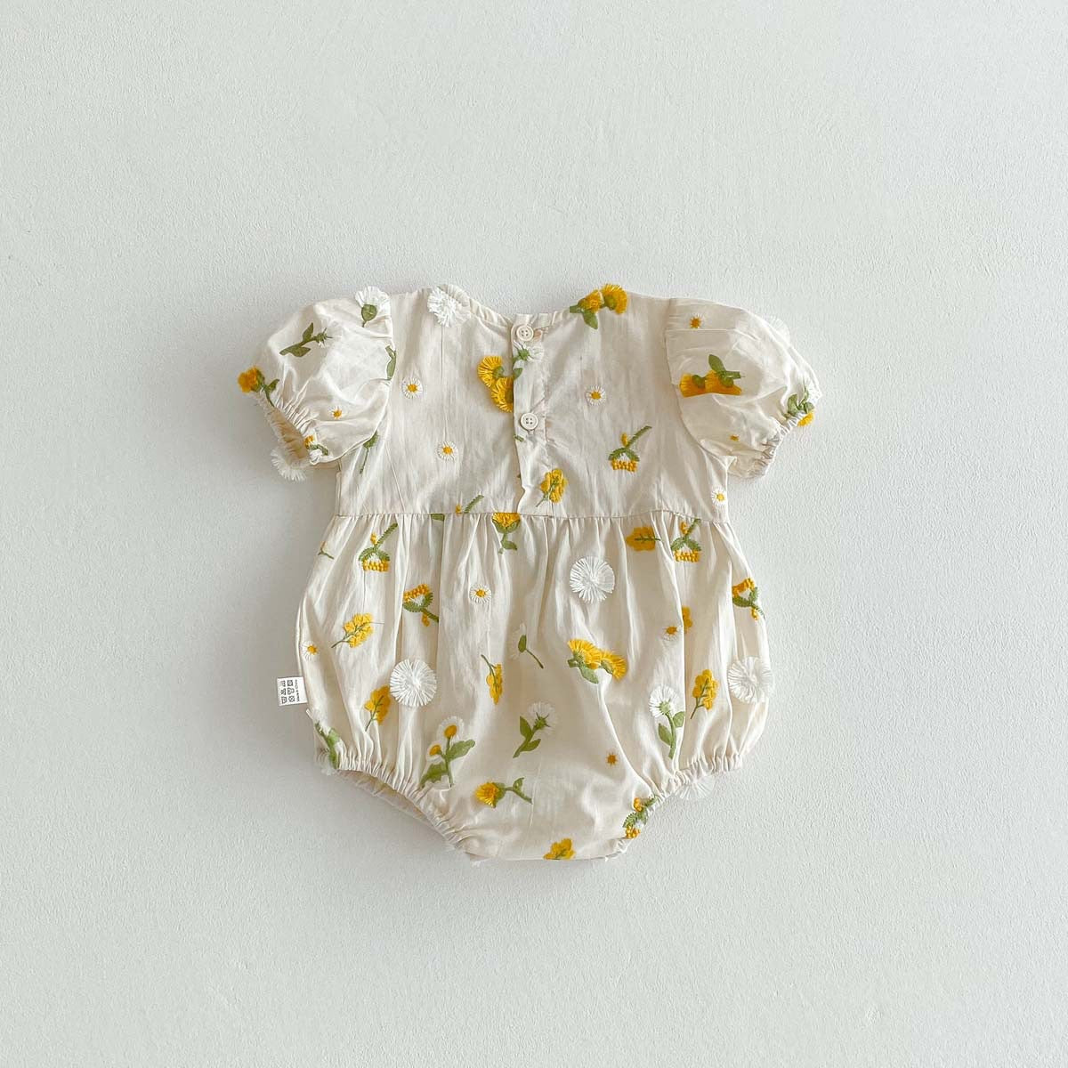 Baby Girls Daisy Embroidery Romper