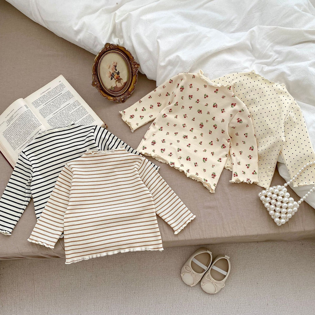 Children's Long-Sleeved Printed Blouse