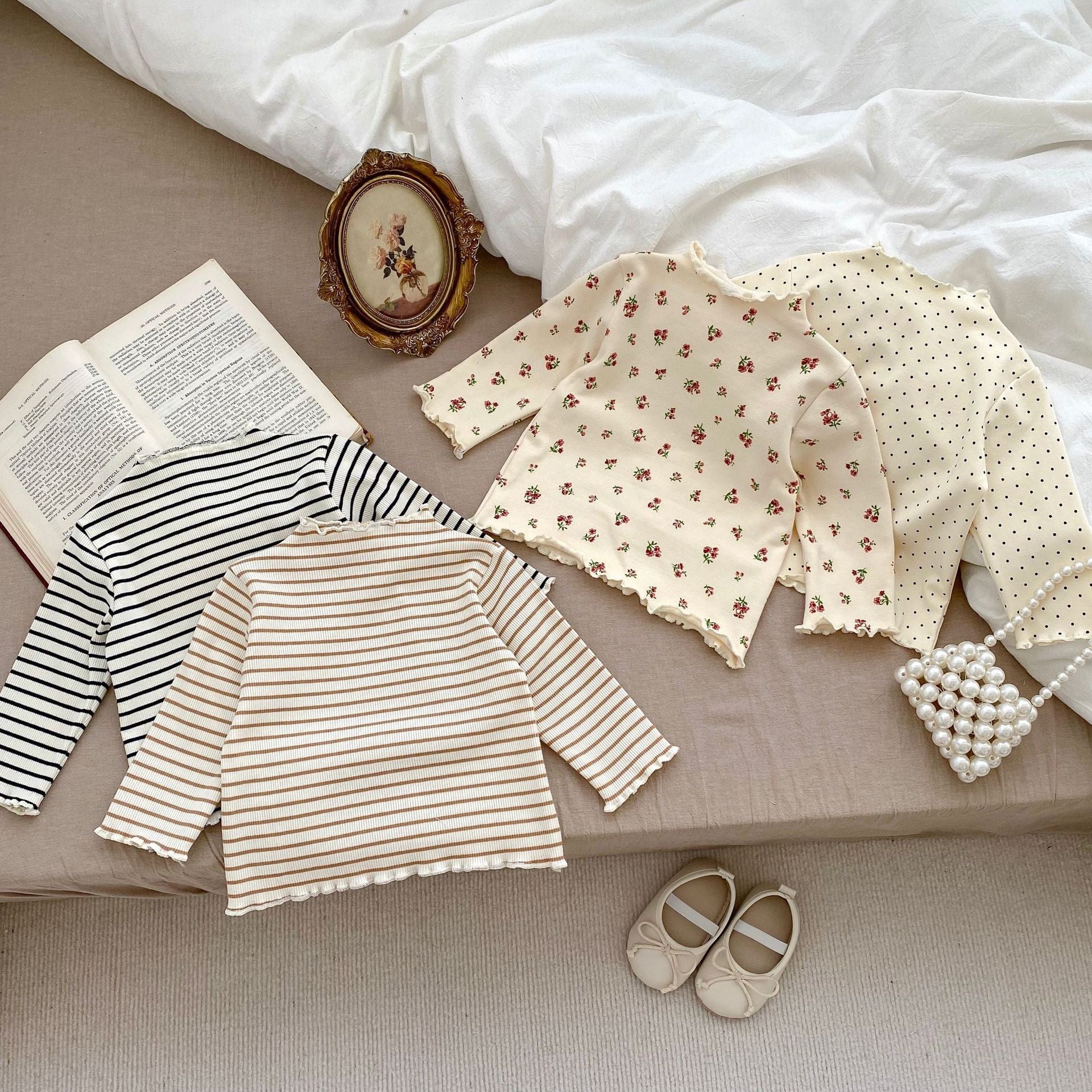 Children's Long-Sleeved Printed Blouse