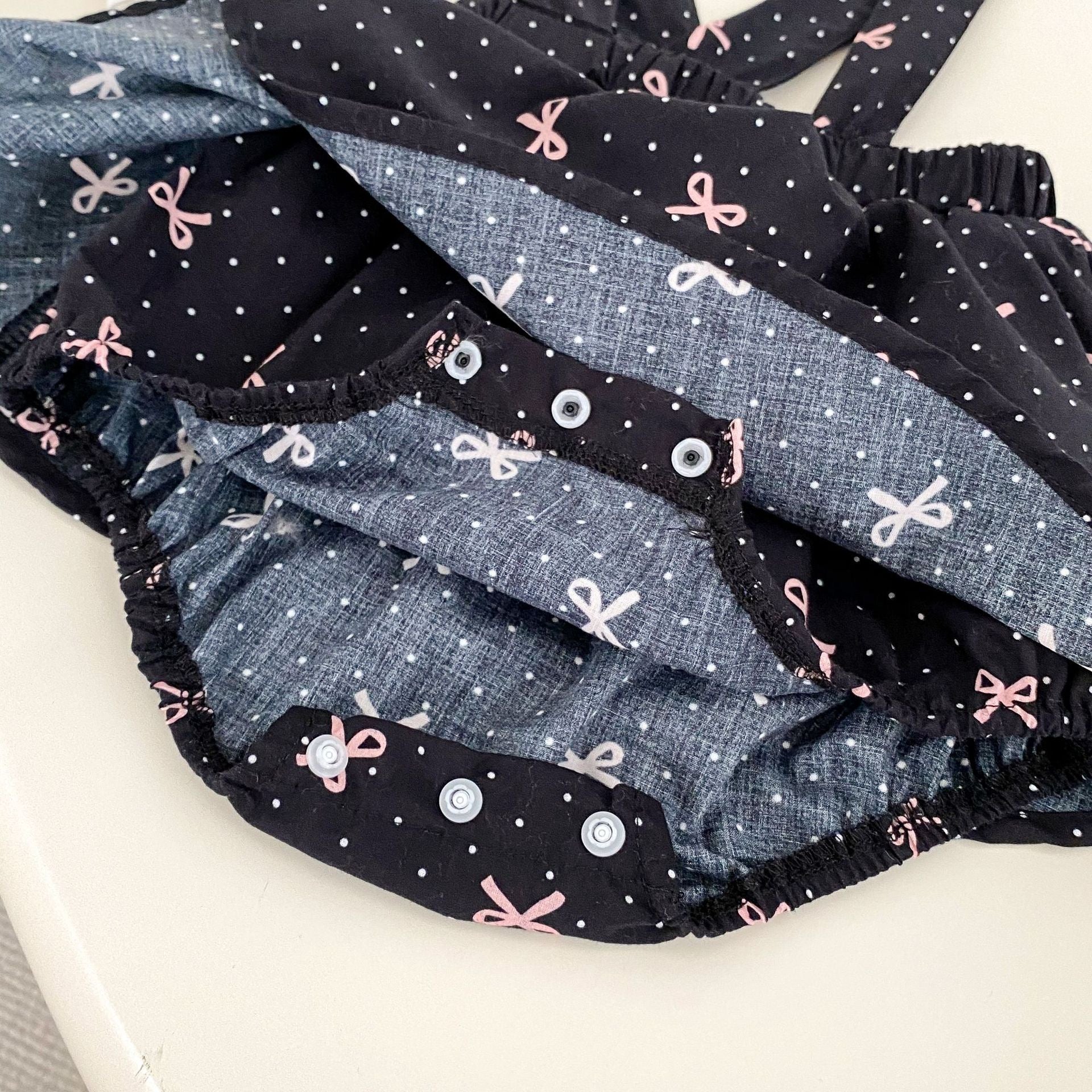 Children's Overalls with Bows