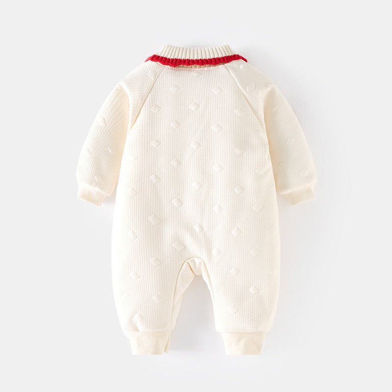 Children's Winter Jumpsuit with Bows