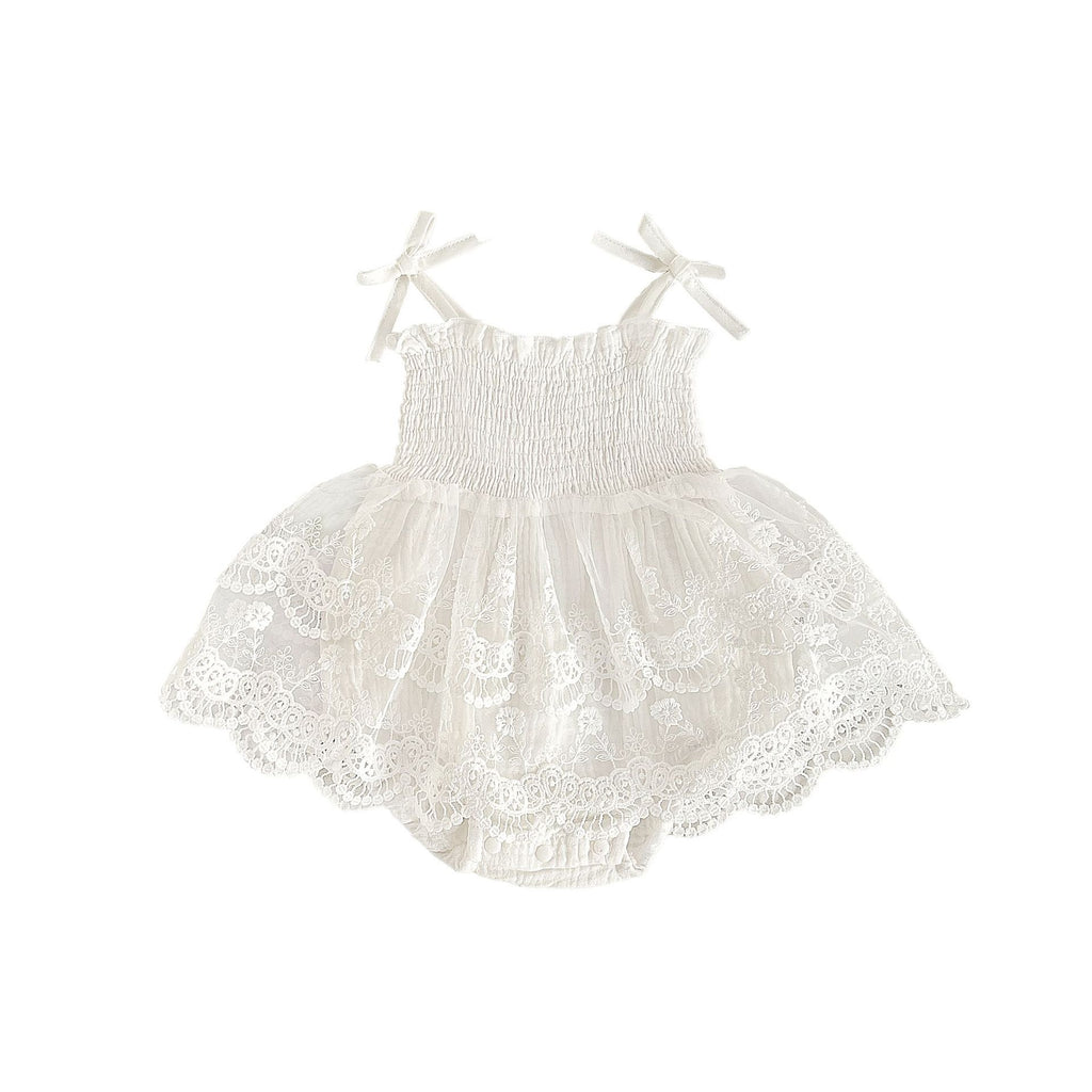 White Lace Baby Bodysuit