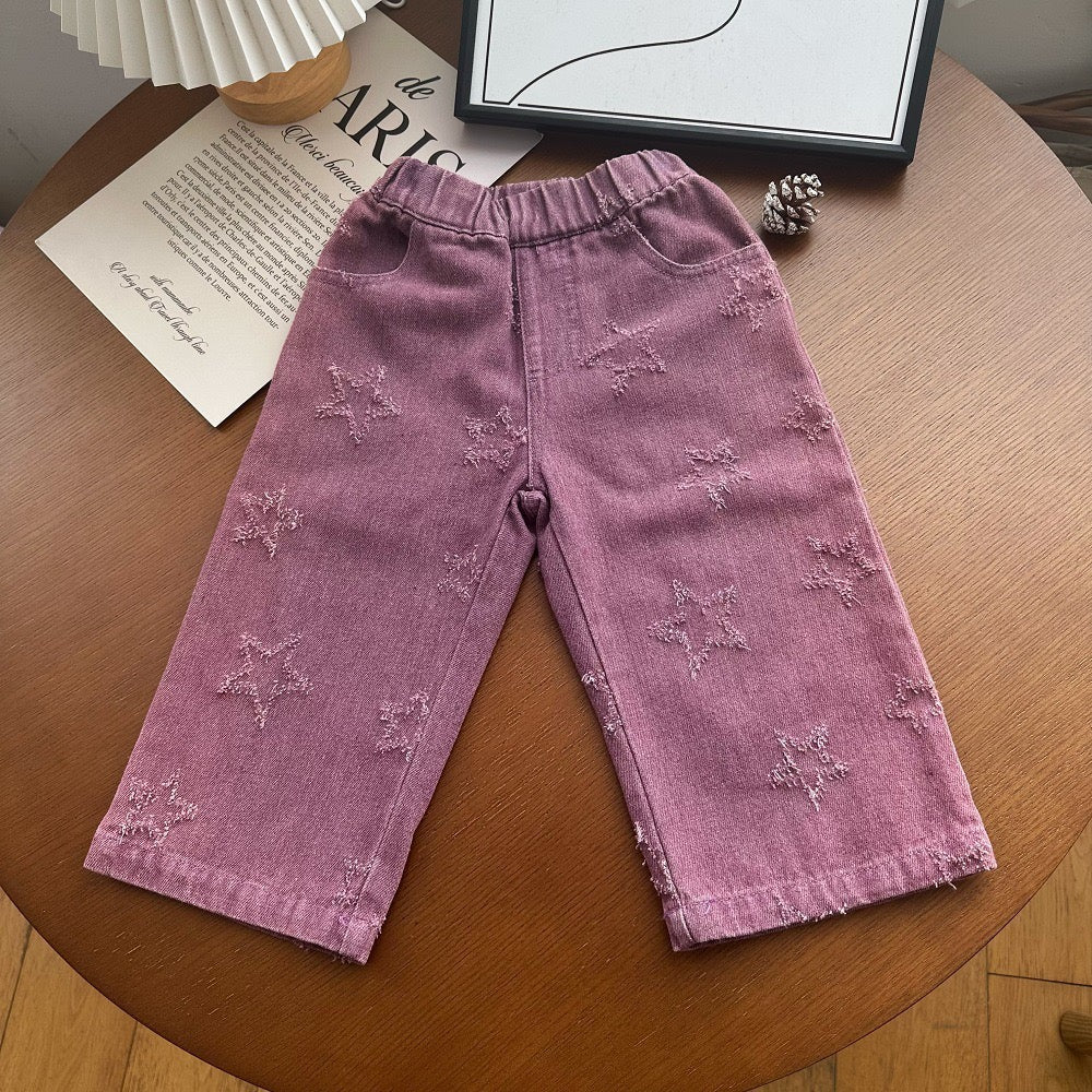 Girls' Pants with Little Stars
