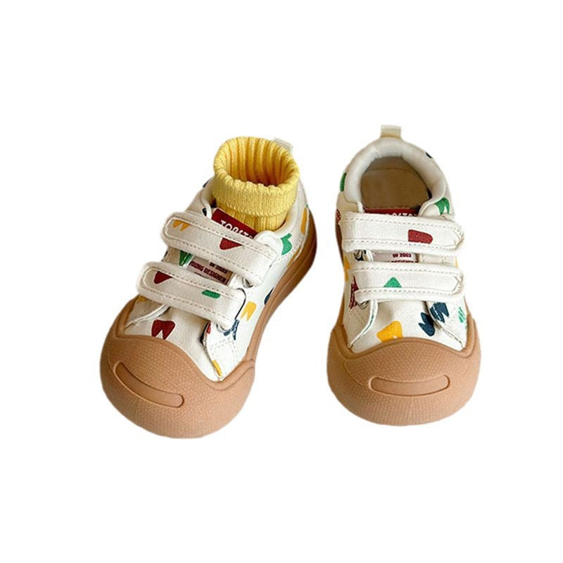 Sneakers da bambino con doppio strappo