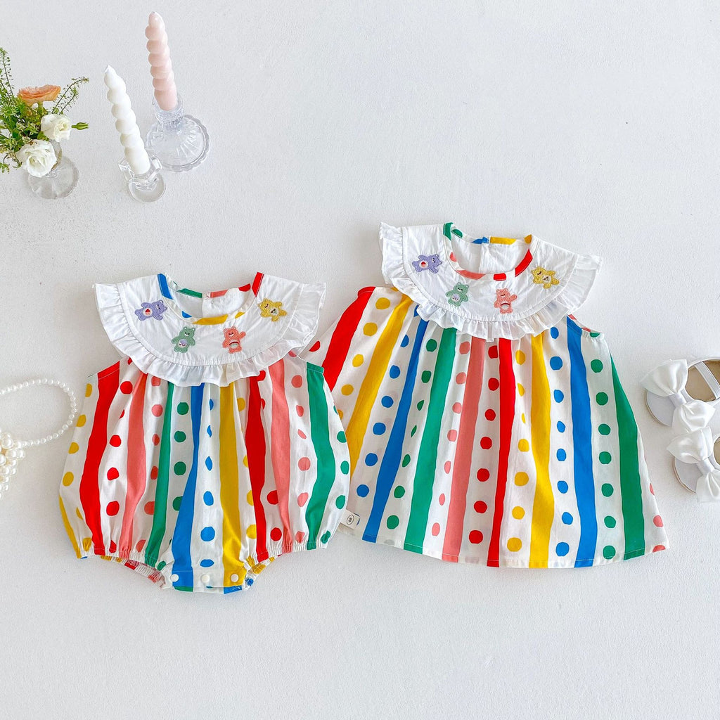 Colorful Teddy Bear Dress for Children