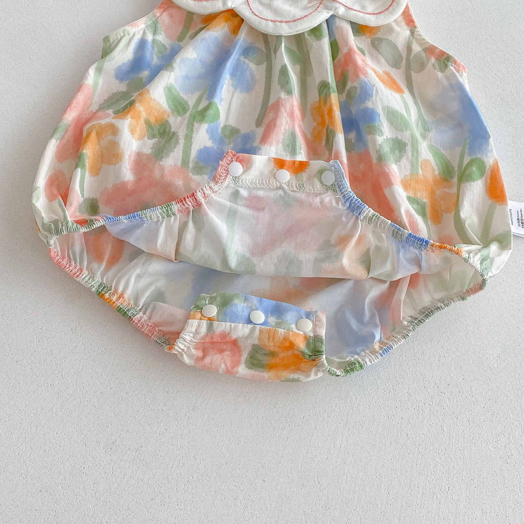 Body de Bebé para Niñas Recién Nacidas con Flores