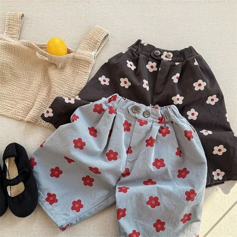 Children's Floral Pants